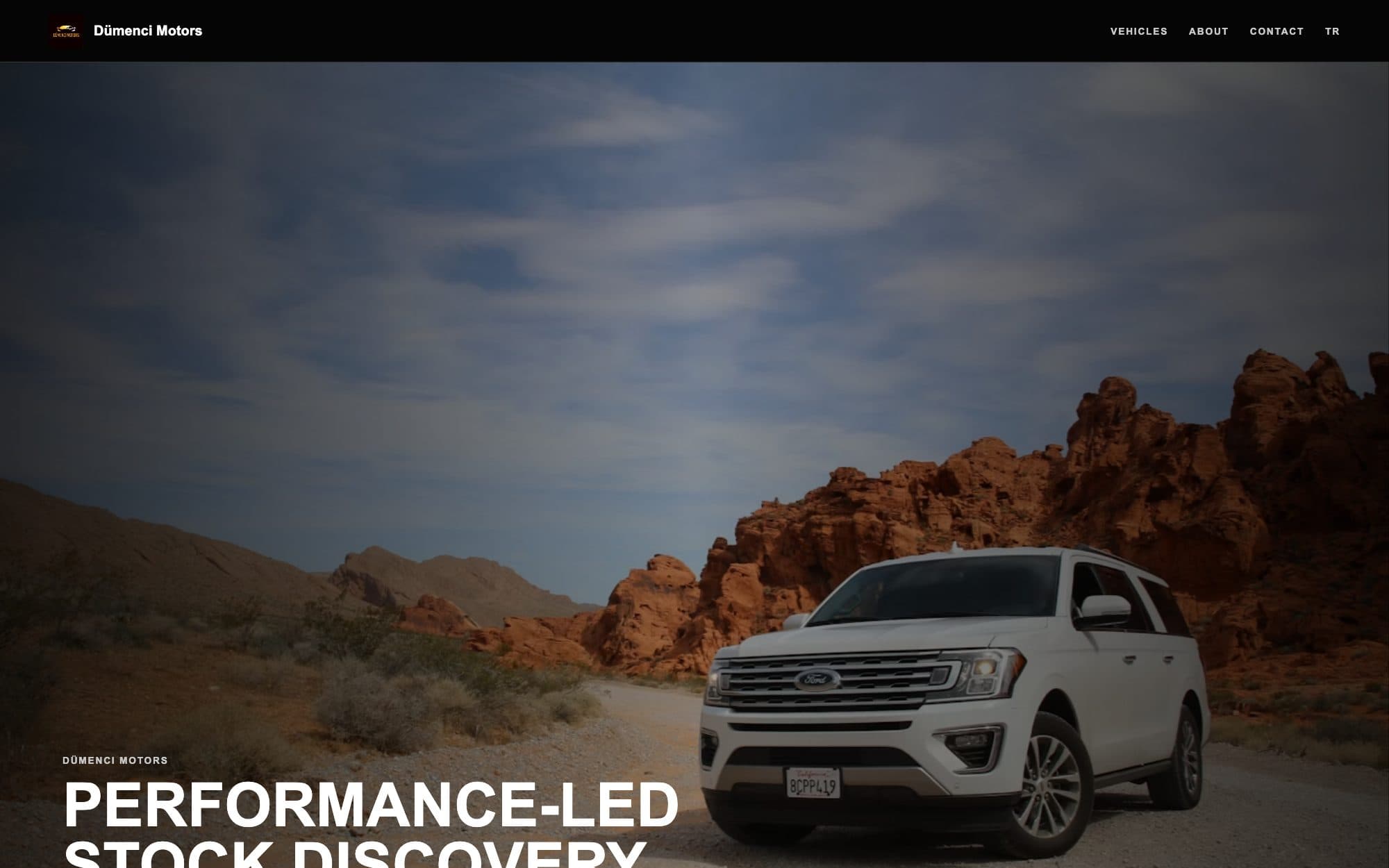 Dümenci Motors website